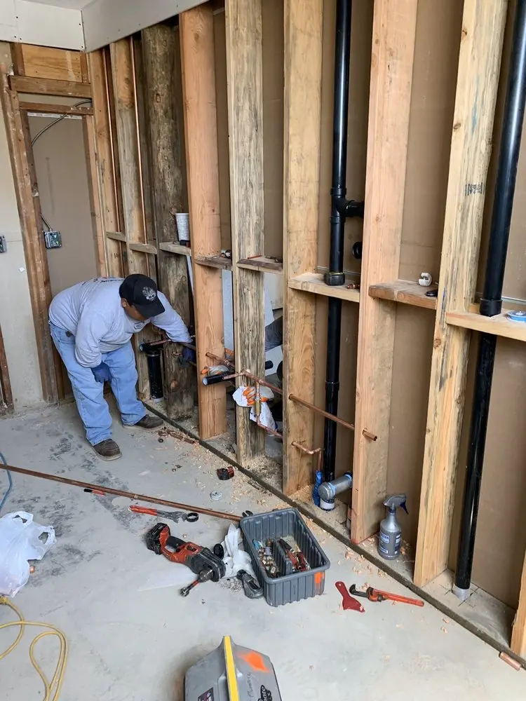 Commercial rough-in plumbing for Gas Line Repair in Gonzalez